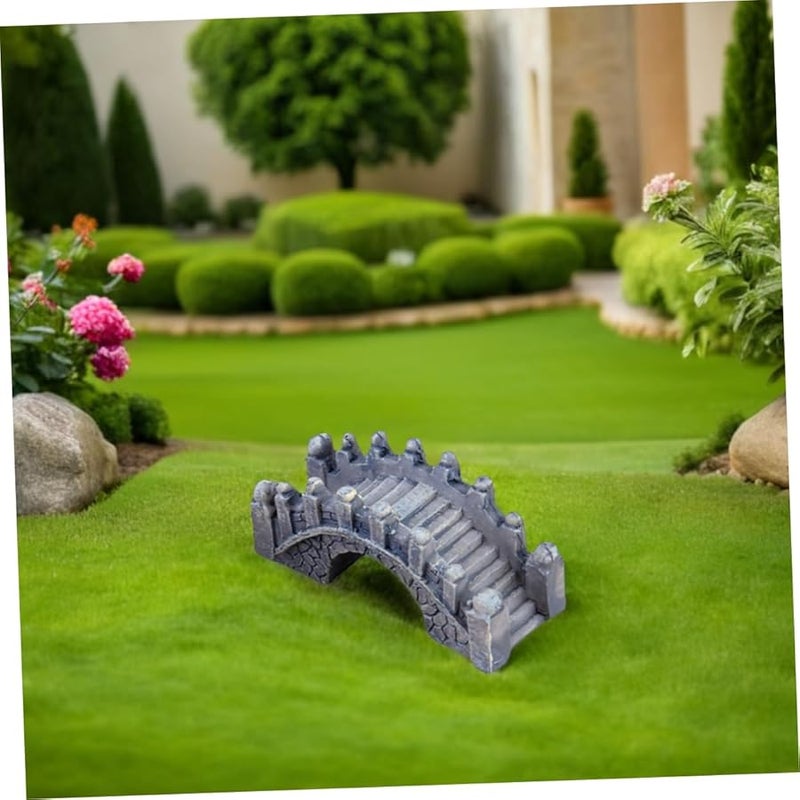 6 Pcs Asian Garden Bridge Ornaments Durable Fade Resistant Landscape Decor - Image 4